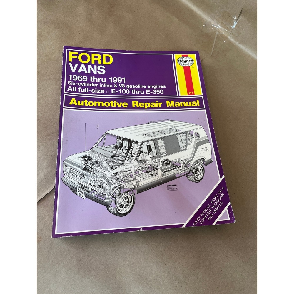 Haynes Ford Vans Full Size E100 thru E-350 1969-1991 Automotive Repair‎ Manual